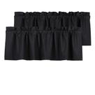 Cortinas Valance Valea Home Blackout Waterproof, 2 painéis Cortinas Valance Valea Home Blackout Waterproof, 2 painéis