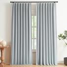 Cortinas Vision Home Pinch plissadas Full Blackout Linen 260 x 260 cm