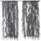 Cortinas Voil Sheer Sweet Home Collection - Com Babados em Cascata