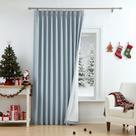Cortinas WEST LAKE Bailey Pinch plissadas Blackout 150x210cm
