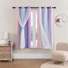 Cortinas XiDi para Decoración de Dormitorio, Arcoíris Rosa Púrpura/34/54 Cortinas XiDi para Decoración de Dormitorio, Arcoíris Rosa Púrpura/34/54