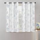 Cortinas XTMYI azul claro 115 cm de comprimento 80% opacas para janela Cortinas XTMYI azul claro 115 cm de comprimento 80% opacas para janela