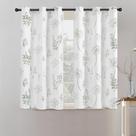 Cortinas XTMYI Short for Small Window 80% Blackout em aquarela