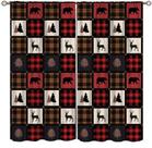 Cortinas Ycness Cabin Retro Rustic Lodge Blackout 107x114cm 2 painéis Cortinas Ycness Cabin Retro Rustic Lodge Blackout 107x114cm 2 painéis