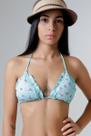 Cortininha Ripple Estampado You/Verde Menta Dupla Face Verde Menta