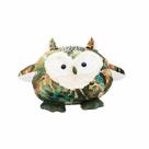 Coruja Bola Estampas Verde 30cm - Pelúcia Coruja Bola Estampas Verde 30cm - Pelúcia