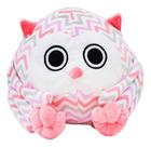 Coruja Bola Pink 34cm - Pelúcia