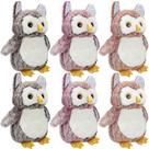 Coruja de pelúcia Jenaai para bebês, crianças e crianças pequenas, 23 cm, 6 unidades Coruja de pelúcia Jenaai para bebês, crianças e crianças pequenas, 23 cm, 6 unidades