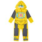 Cosplay com capuz Coverall Transformers Bumblebee para crianças