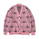Cosplay Costume Cardigan, Suéter de Halloween, Kamado Nezuko