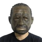 Cosplay Costume Props African Headgear Máscara facial de látex