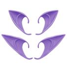 Cosplay Elf Ears Tavery Purple 2 pares Fairy Pixie Halloween