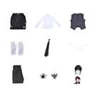 Cosplay Sebastian Michaelis - Traje de Mordomo Preto para Festa de Halloween