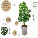 Costela de Adão Artificial Grande +Vaso Polietileno Completo