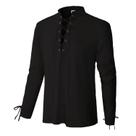 Costume CARUHIF Camisa Renascentista Masculina Pirata Medieval Viking Costume CARUHIF Camisa Renascentista Masculina Pirata Medieval Viking