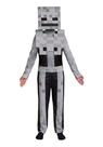 Costume Disguise Minecraft Skeleton para crianças tamanho S (4-6) cinza