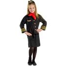 Costume Dress Up America Flight Attendant para meninas Costume Dress Up America Flight Attendant para meninas