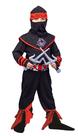 Costume Dress Up America Ninja Samurai Warrior Kids vermelho/preto Costume Dress Up America Ninja Samurai Warrior Kids vermelho/preto