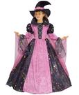 Costume Dress Up America Witch para meninas rosa/pretas Costume Dress Up America Witch para meninas rosa/pretas