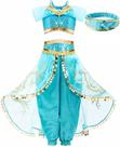 Costume Funna Princess Dress para meninas azul de 4 a 5 anos