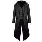 Costume H&ZY, jaqueta masculina Steampunk vintage, gótica