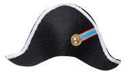 Costume Hat Dress Up America Napoleon Bicorn para crianças, preto