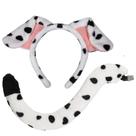 Costume Headwear CHEU Dalmatian Ears Headband Tail