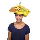 Costume Headwear Mexicans Burritos Cosplay Chapéu para adultos/crianças Costume Headwear Mexicans Burritos Cosplay Chapéu para adultos/crianças