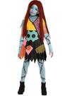 Costume Party City Sally para meninas The Nightmare Before Christmas Costume Party City Sally para meninas The Nightmare Before Christmas