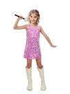 Costume Sinkawa Jackets, vestido de lantejoulas para meninas com microfone