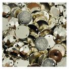 Costura Chaton 12mm 200pçs Redondo Níquel Artesanato 55g