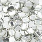 Costura Chaton Oval Acrílico Transparente 13x18mm 10pçs 8g Costura Chaton Oval Acrílico Transparente 13x18mm 10pçs 8g