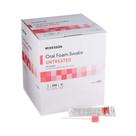 Cotonetes de espuma oral McKesson, não tratados, sem sabor, 250 unidades