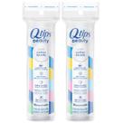 Cotonetes redondos de algodão Beauty Luxe, 80 unidades, pacote com 2