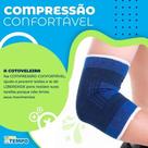 Cotoveleira Azul Performance Par Compressão Médica Suporte Para Atividade de Longa Duração
