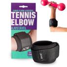 Cotoveleira Tennis Elbow Ajustável Compressão Preto R40 Acte