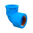 Cotovelo Azul Tigre Liso Rosca Reducao 25Mmx1/2 - Kit C/20