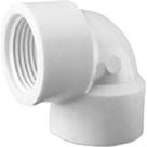 Cotovelo Branco Amanco Rosca/Rosca 90X 1/2'' 11667 - Kit C/20