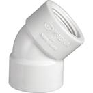 Cotovelo Branco Krona Rosca Rosca 45 X 1/2'' 250 - Kit C/15 Cotovelo Branco Krona Rosca Rosca 45 X 1/2'' 250 - Kit C/15