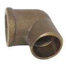 Cotovelo Cobre Metal Bronze Fémea 22 X 3/4 Solda Rosca