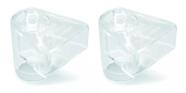 Cotovelo Cristal Para Filtro Biológico - 2 Peças
