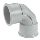 Cotovelo Curvo Cinza de 90 e Janela para Inspeção de 3/4"" Polegada - 57256002 - TRAMONTINA