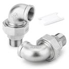 Cotovelo de 90 graus TAISHER 304 em aço inoxidável 3/8 NPT