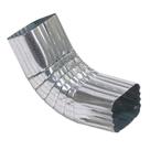 Cotovelo de calha Amerimax em aço galvanizado metálico 5x8x23 cm
