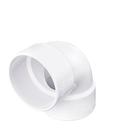 Cotovelo de PVC de 90 graus NDS Hub X Hub de 3 polegadas branco