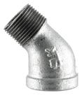 Cotovelo de rua galvanizado 45 LDR Industries de 1 polegada