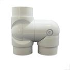 Cotovelo Duplo CD02 Articulado 2 Pol Guarda Corpo - Branco