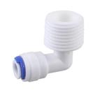 Cotovelo Engate Rápido com Tubo 1/4" com Rosca 1/4" para Purificador
