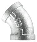 Cotovelo galvanizado de 45 graus LDR Industries 3/8 polegadas