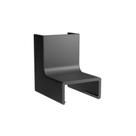 Cotovelo Interno P/ Canaleta Preto (20x10) 2uni- Margirius